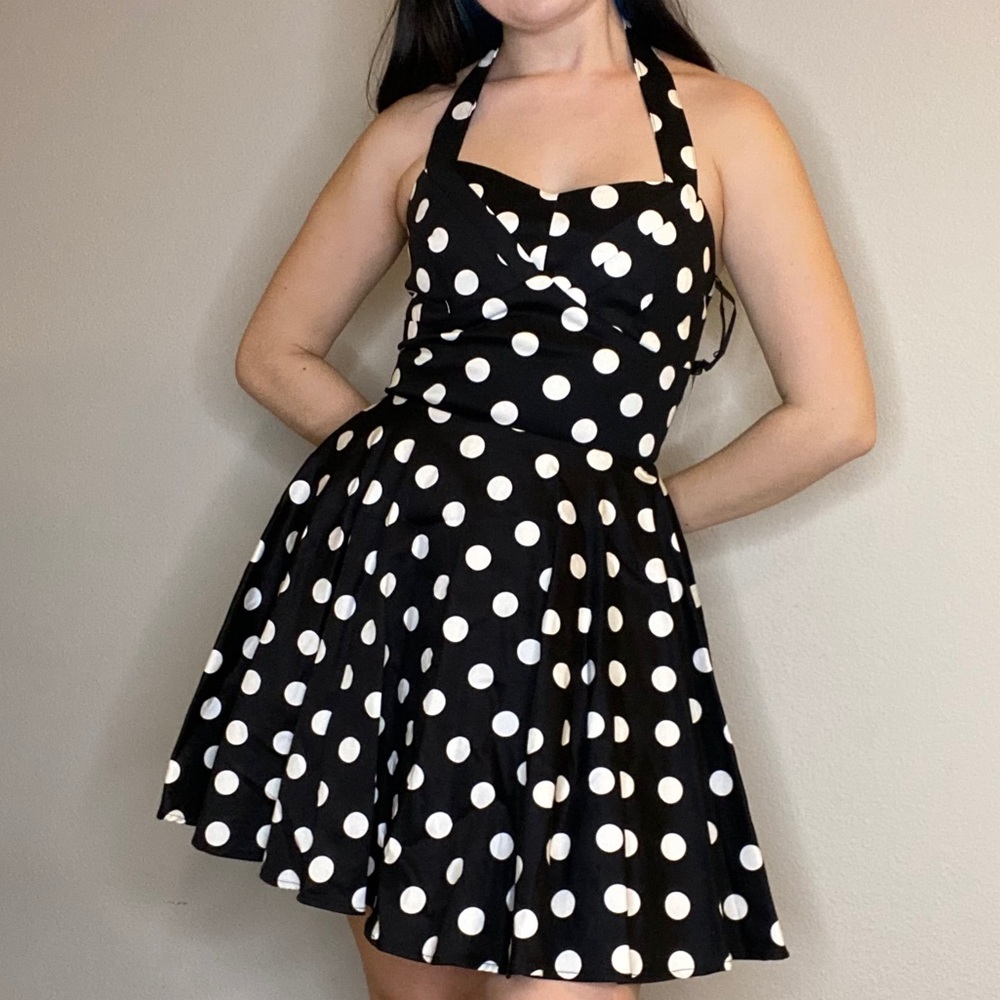 Vintage Inspired 50’s Style Pinup Dress Size Small